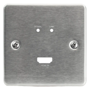 HDMI Väggpanel Front, Silver AVPro Edge